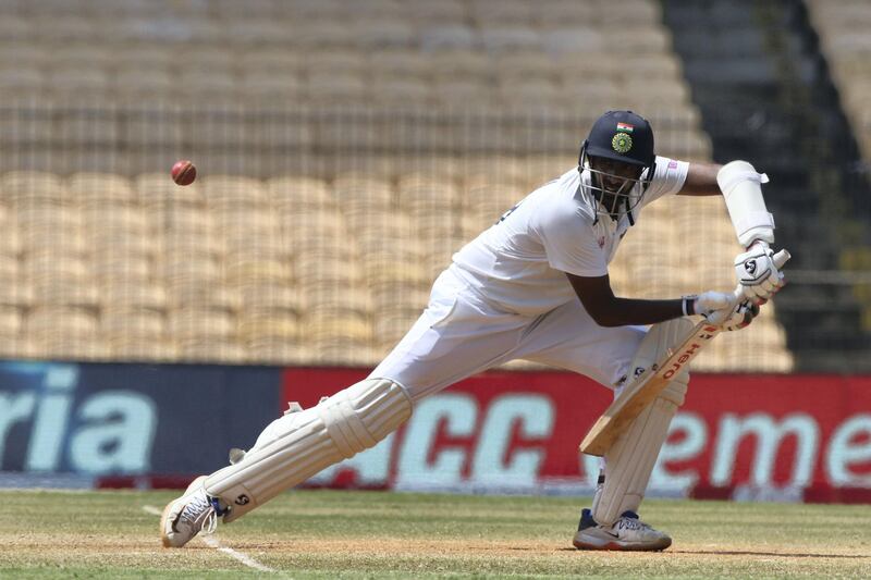 Ravichandran Ashwin of India plays a shot during day five of the first test match between India and England held at the Chidambaram Stadium in Chennai, Tamil Nadu, India on the 9th February 2021

Photo by Pankaj Nangia/ Sportzpics for BCCI