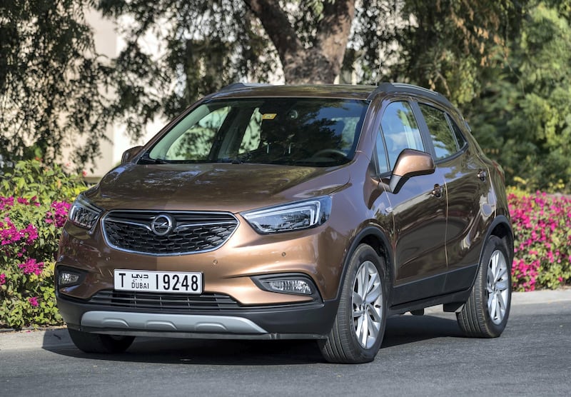 Dubai, United Arab Emirates - January 5th, 2018: Exterior and interior pictures of the Opel Mokka X. Friday, January 5th, 2018 at Emirates Hills, Dubai. Chris Whiteoak / The National