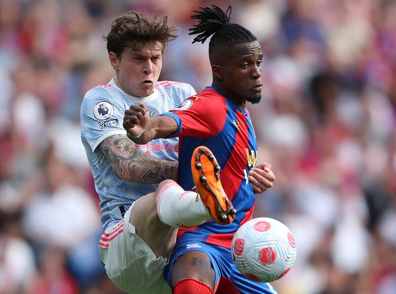 Wilfried Zaha 8 – Match winner Zaha could have had two. He forced De Gea into a save inside the first half-hour, but went one better with his next effort to seal the points. AP Photo