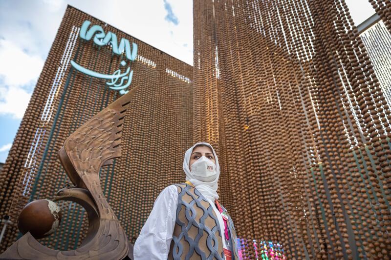 The Iran pavilion. Photo: Expo 2020