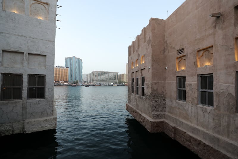 The Creek pictured from the Bur Dubai side. Dubai's old town is divided by the Creek, with Deira on the north side and Bur Dubai on the south. All photos: Chris Whiteoak / The National