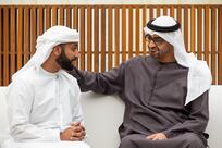 President Sheikh Mohamed receives condolences over Sheikh Hazza bin Sultan’s death