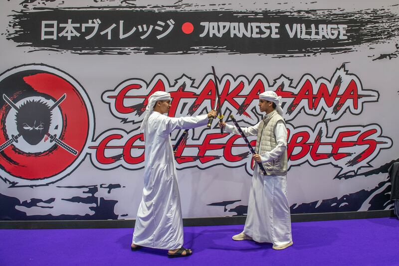 Guests from Saudi Arabia visit the Japanese Village 