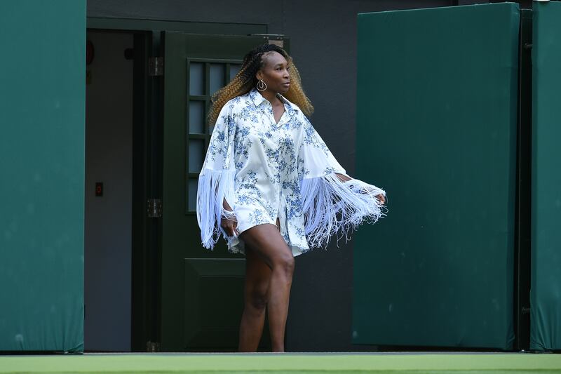 Venus Williams spotted courtside. PA Wire