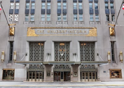The Waldorf Astoria New York. Courtesy Kamisinki Auctions