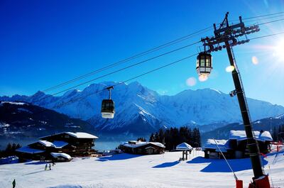 Saint Gervais Mont Blanc, France. STBMA