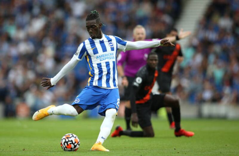 Yves Bissouma 7 – Linked with a move away from the Amex Stadium, the Malian midfielder had a busy game at both ends of the pitch, but couldn’t create anything of note. Booked. Getty