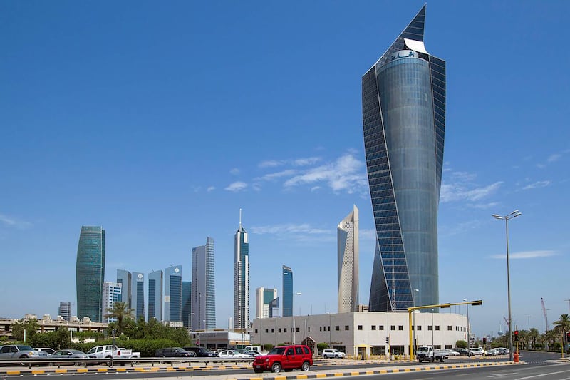 Al Tijaria Tower in Kuwait rotates by 80 degrees as it climbs from the ground level to the top floor. Photo: Alamy