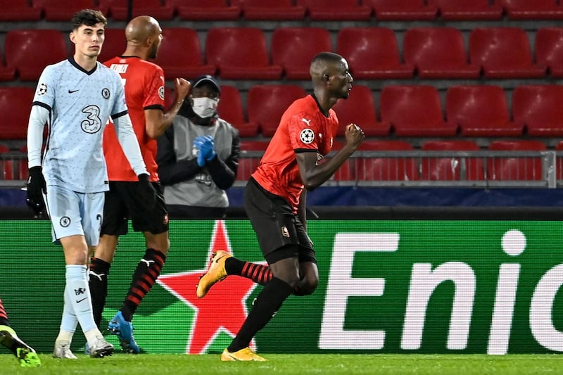 Sehrou Guirassy - 8, Held the ball up well, drew a fair few fouls and scored a header to cap off an impressive performance. AFP