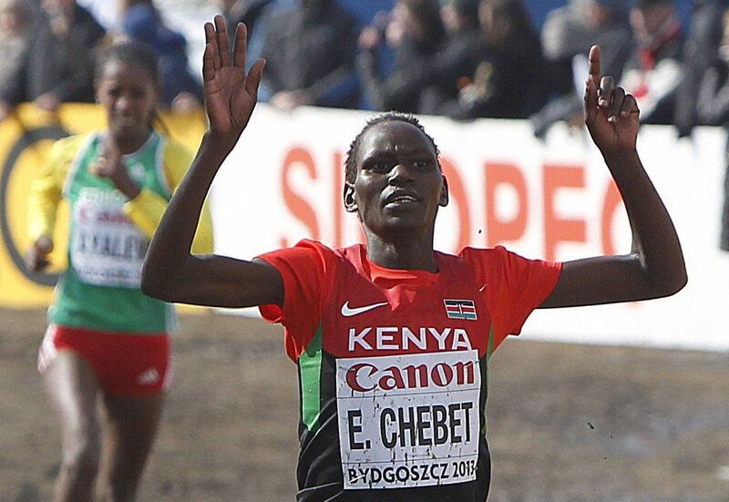Kenya's Emily Chebet. (AP Photo/Czarek Sokolowski, File)