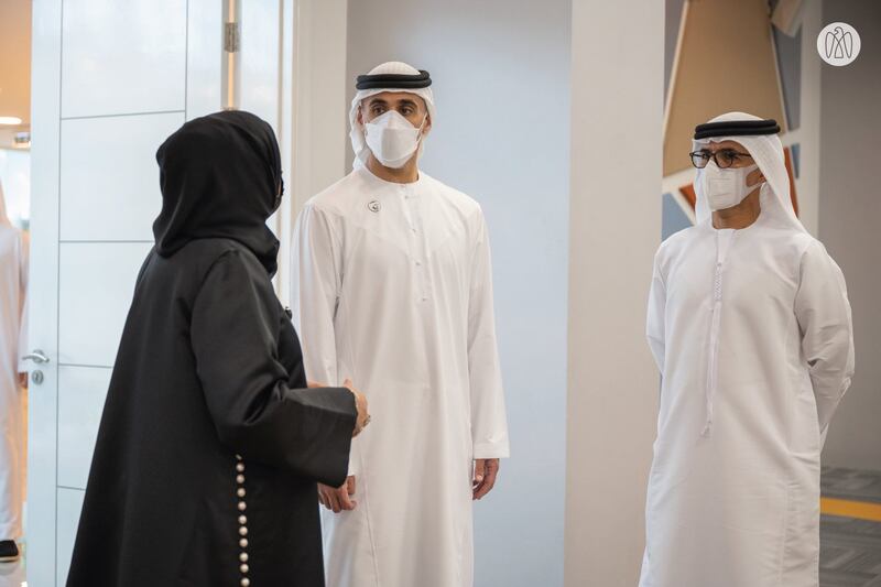 Sheikh Khaled bin Mohamed visits Jebel Hafeet Community Centre in Al Ain. All photos: Abu Dhabi Media Office