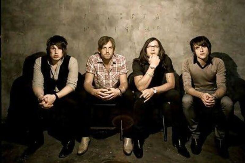 Kings of Leon (from left): Matthew, Caleb, Nathan and Jared Followill.
