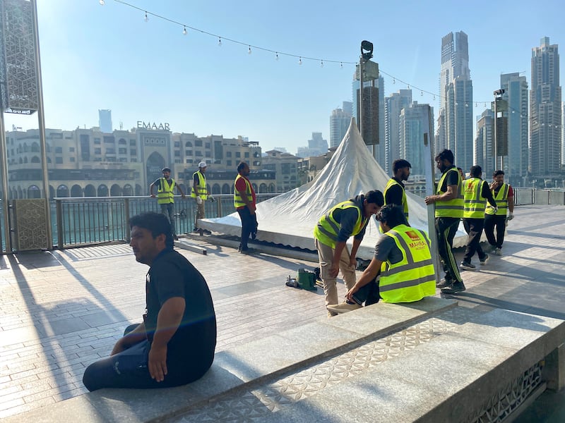 The New Year celebrations in Dubai are weeks of work and involve technical teams to see the whole event goes off safely