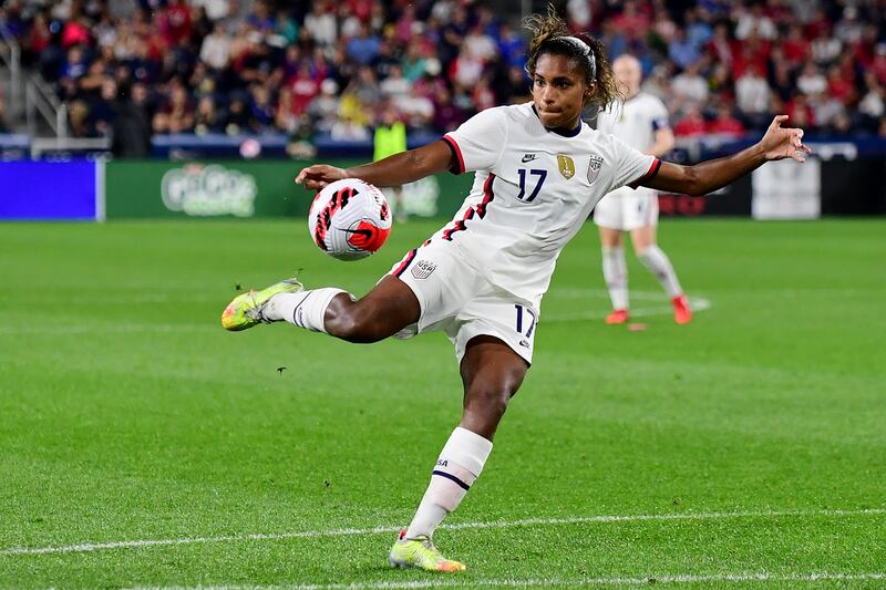 US footballer Catarina Macario. Getty / AFP