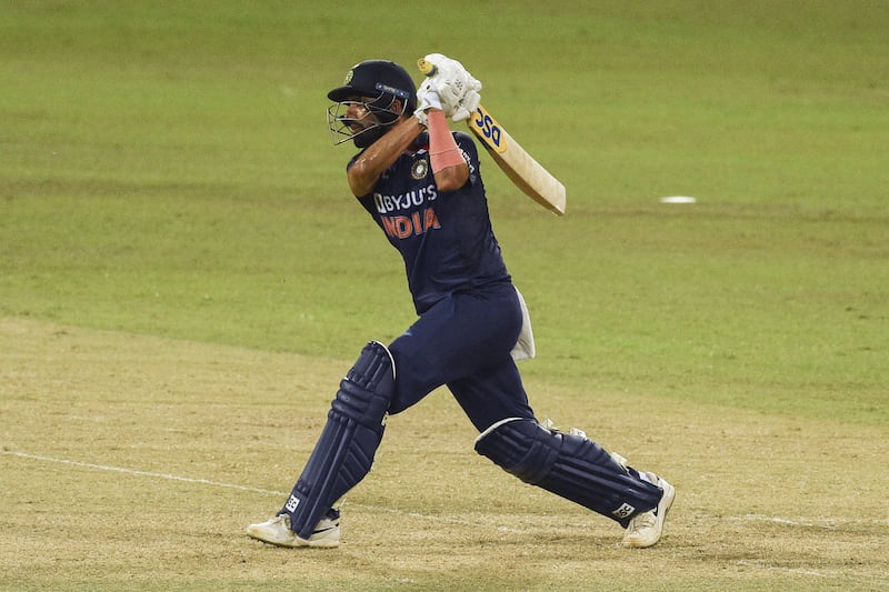 India's Deepak Chahar scored his maiden ODI fifty.