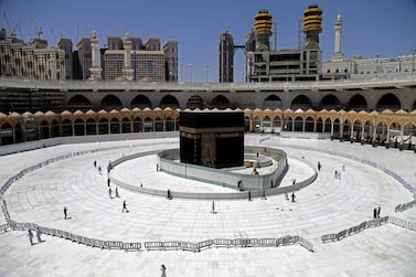 Saudi Arabia restricted access to the Grand Mosque and other mosques in Makkah because of the coronavirus pandemic. AFP