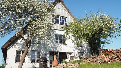 Check into this 200-year-old farmhouse in Hamburg for a countryside stay in Germany. Courtesy Airbnb