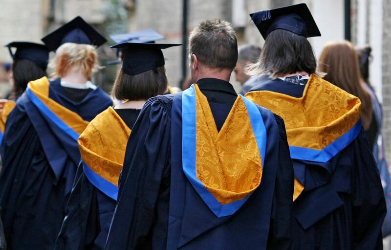 International students pay higher tuition fees than their British classmates. PA