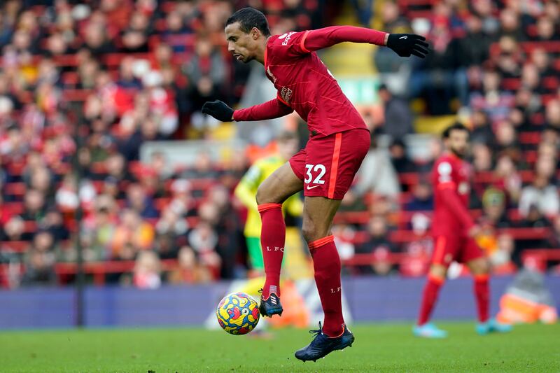 Joel Matip - 5. Was unfortunate to deflect Rashica’s effort into the net. After that, he seemed to be unduly nervous. Few opportunities for him to step forward with the ball. EPA