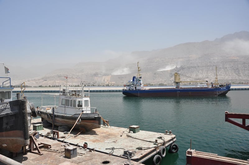 RAK Maritime City, Ras Al Khaimah's fifth port facility and is a UAE maritime free zone. Courtesy RAK Maritime City *** Local Caption ***  RAK Maritime City 3.JPG