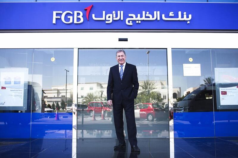 CEO of First Gulf Bank, Andre Sayegh. Lee Hoagland / The National
