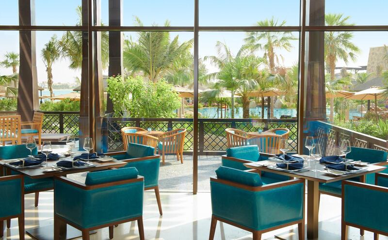 A handout photo of Moana Seafood Restaurant at Sofitel The Palm Jumeirah in Dubai (Courtesy: Sofitel The Palm Jumeirah) NOTE: For Dubai brunch fetaure written by Rebecca Duane *** Local Caption ***  al99-dubaibrunch-moana01.jpg