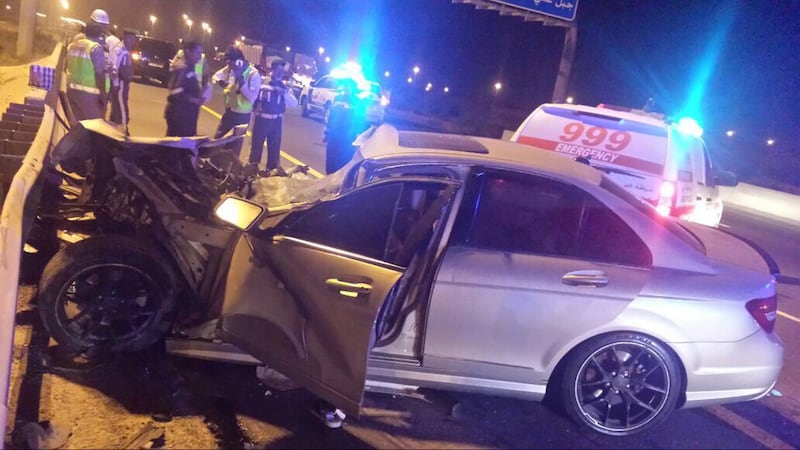 Dubai's traffic police chief said recklessness and fatigue were behind some of the accidents. Photo: Dubai Police