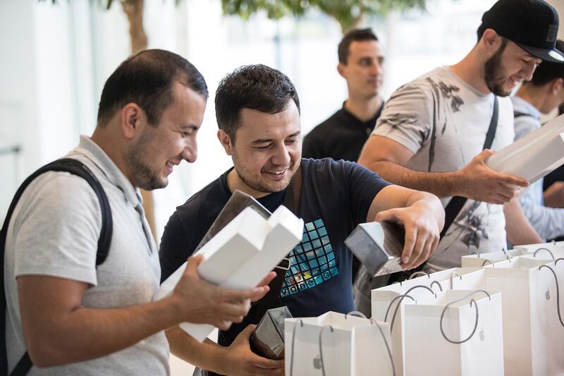 A customer buys products in Dubai. EPA