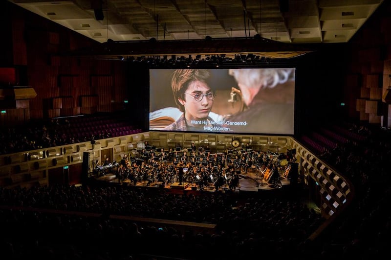 Harry Potter and the Philsopher's Stone screened at Dubai Opera in December 2017. Courtesy Twelve Photographic Services