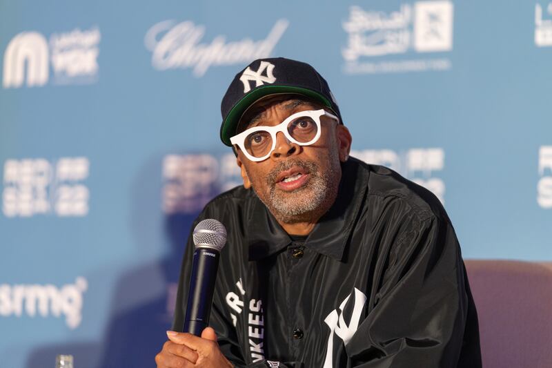 Award-winning director Spike Lee attends the 2022 Red Sea International Film Festival in Jeddah. All photos: Getty Images