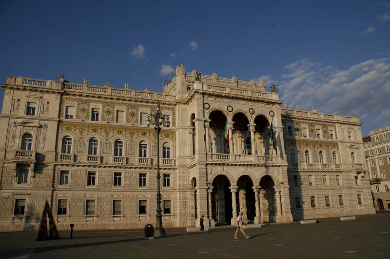 Trieste's city square bears the solemn name Piazza Unita d’Italia