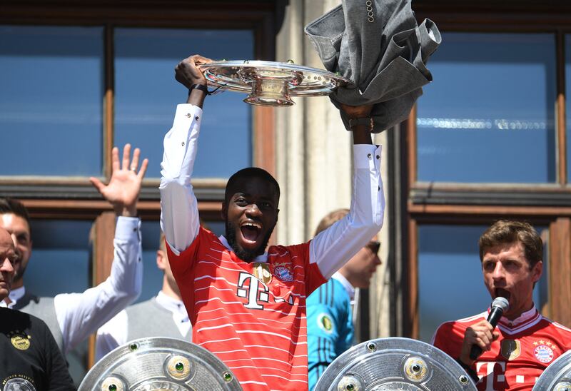 33) Bayern Munich's Dayot Upamecano, £66.47m. Reuters