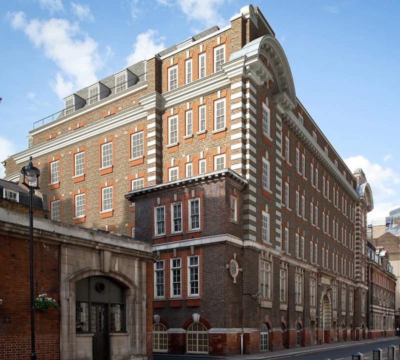 Although the property will retain its Edwardian brick-and-stone facade, it will undergo a £50 million interior refurbishment. Courtesy Galliard Homes and Lulu Group International