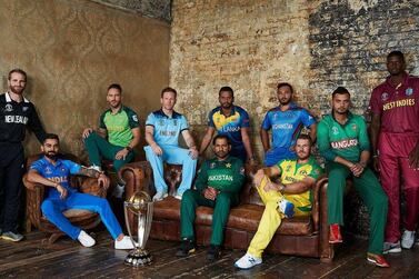 The Cricket World Cup 2019 captains show off their lovely kits for the tournament. Find out how we ranked the shirts by tapping right. Courtesy ICC