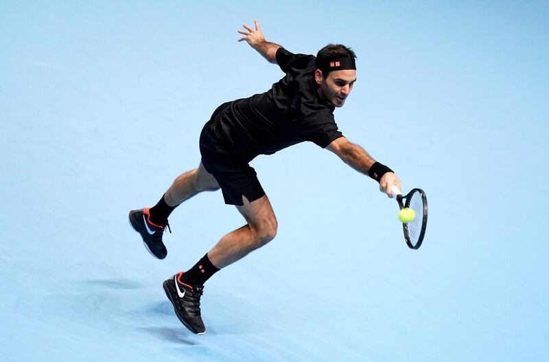 Roger Federer. PA