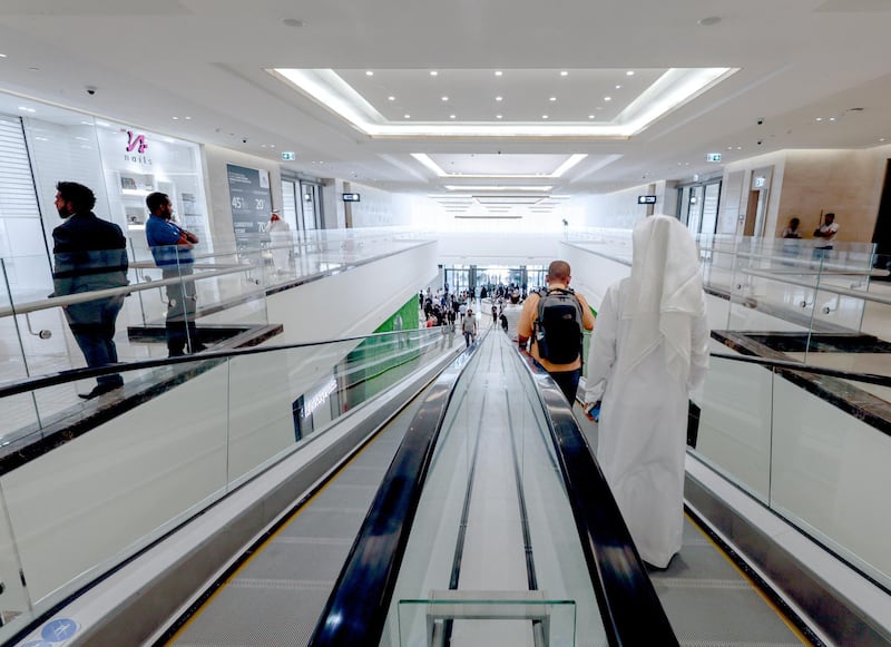 Abu Dhabi, April 24, 2019.Majid Al Futtaim is set to welcome visitors to My City Centre Masdar, its first ever lifestyle                       destination in the capital, on April 24.  The opening of the mall will be the company’s 25th shopping mall operating in the region. 
Victor Besa/The National 
Section: WK
Reporter:  Sophie Prideaux