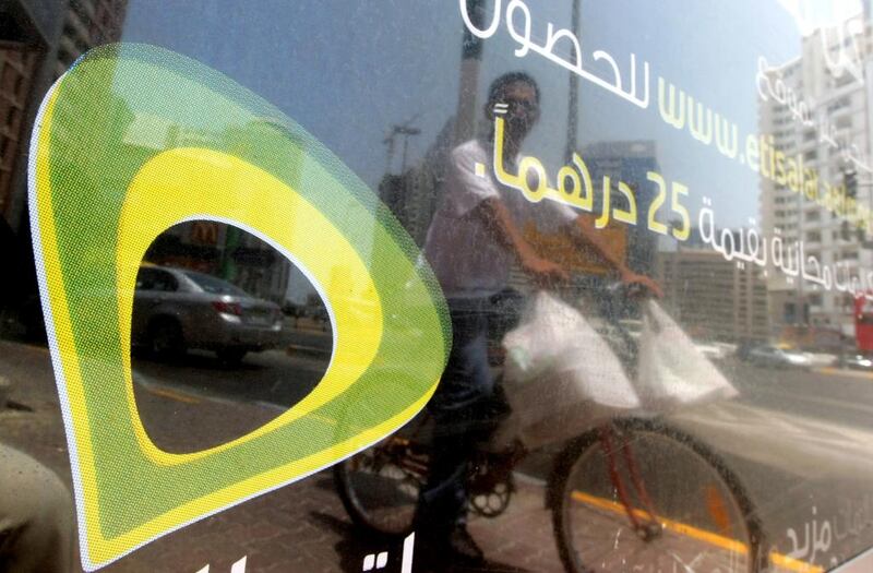 Etisalat's acquisition of a majority stake in Maroc Telecom bolstered its bottom line. Jaime Puebla / The National