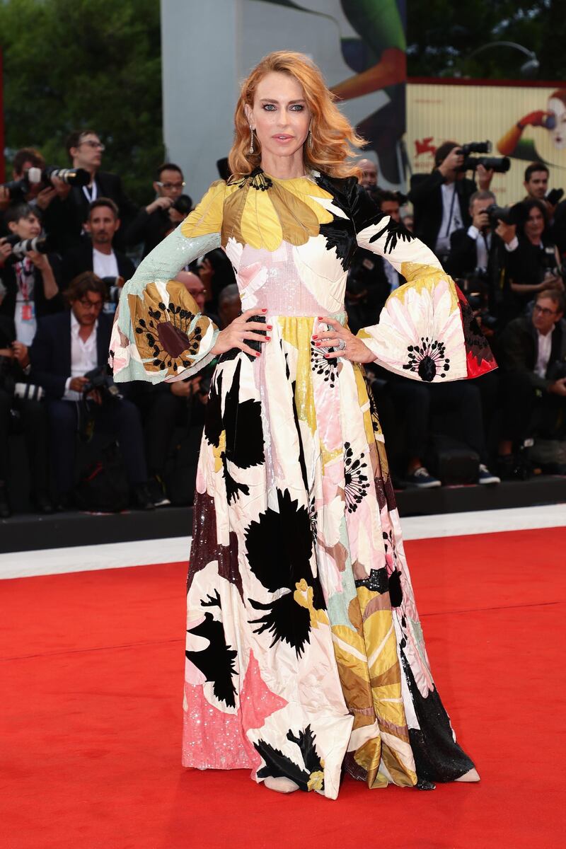 VENICE, ITALY - SEPTEMBER 01: Yvonne Scio walks the red carpet ahead of the 'Suspiria' screening during the 75th Venice Film Festival at Sala Grande on September 1, 2018 in Venice, Italy.  (Photo by Vittorio Zunino Celotto/Getty Images)