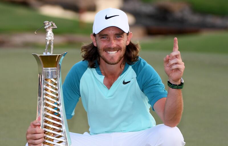 Tommy Fleetwood has had a memorable year on the UAE's golf courses. Ross Kinnaird / Getty Images