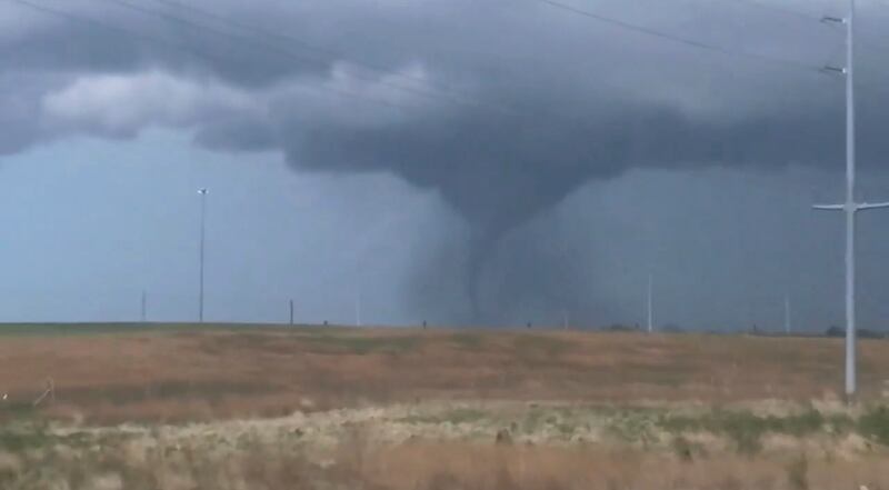 The National Weather Service has told residents in Wichita to expect the possibility of more tornadoes. AP