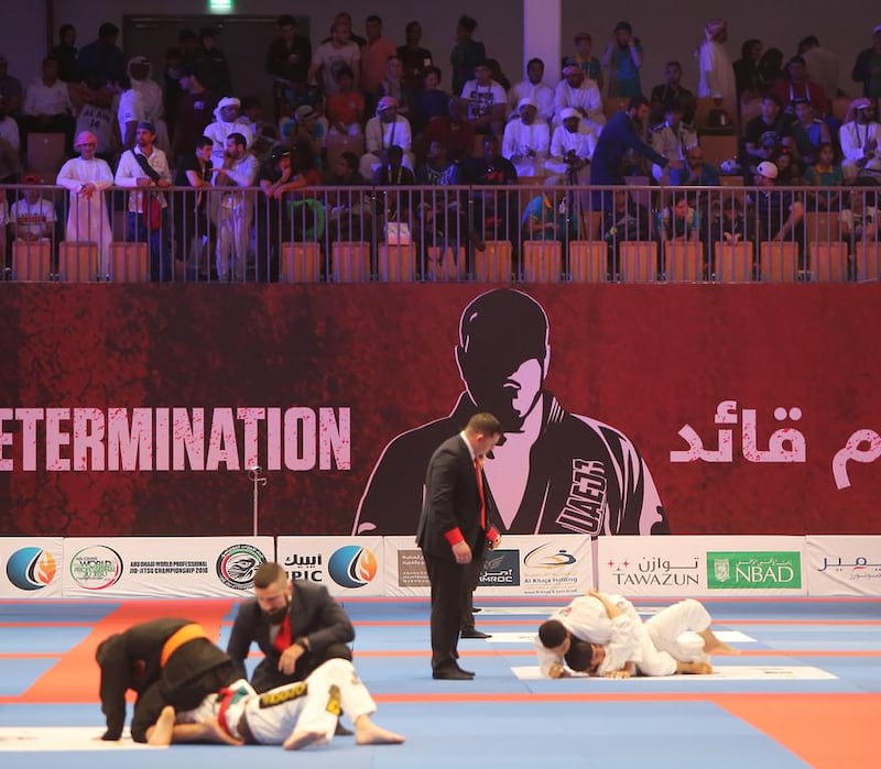 The Abu Dhabi World Professional Jiu-Jitsu Championship is set to take place in April. Ravindranath / The National