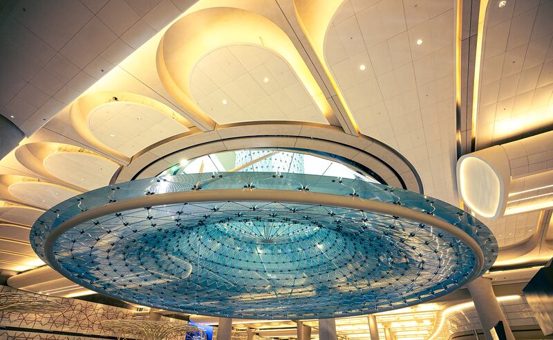 Etihad’s ceremonial flight at the new terminal will take place on October 31. Photo: Abu Dhabi Airports