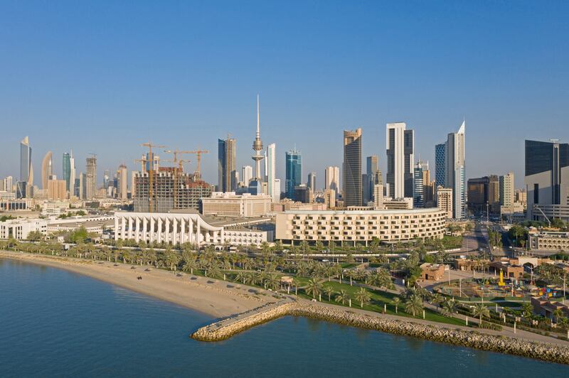 The National Assembly in Kuwait City, which will discuss the Gulf country’s 2023-2027 work programme on Tuesday. Reuters