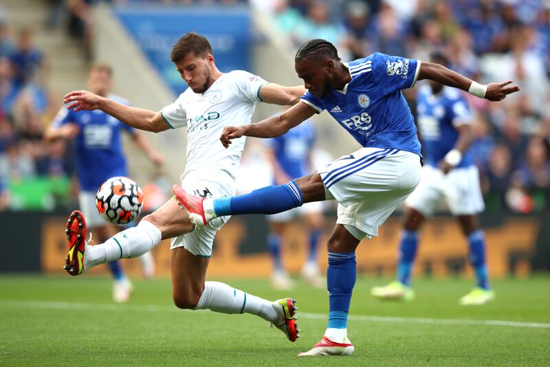 Ruben Dias 6 - A reaction slide cleared Ademola Lookman’s strike out for a corner after making a mess of the clearance. Getty Images
