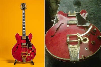 Back together! A Dubreuille miracle as the ES-355 is made whole again. Photo: Artpeges gallery