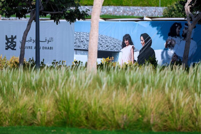 Abu Dhabi, United Arab Emirates, September 17, 2020.  The garden area outside the Louvre Abu Dhabi.
Victor Besa/The National.
Section: Standalone