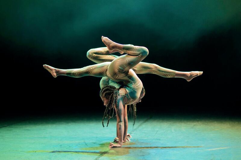 Circus Abyssinia - Contortion. Photo by Rod Penn