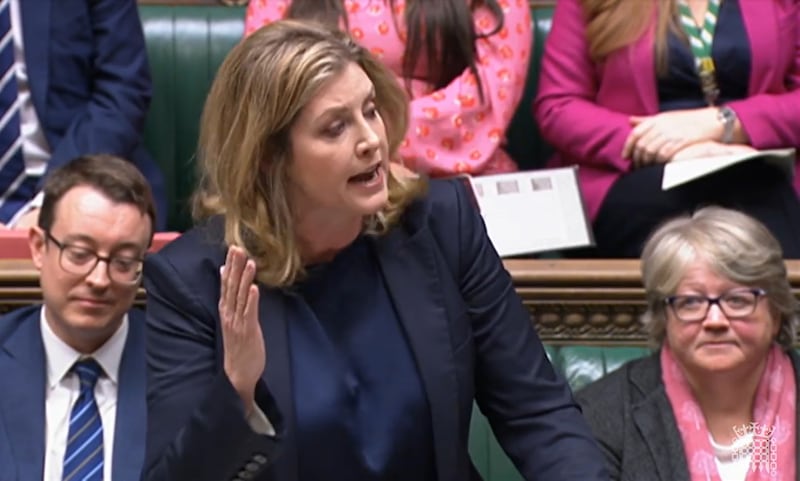 Penny Mordaunt's parliamentary appearances have won her praise among MPs. PA