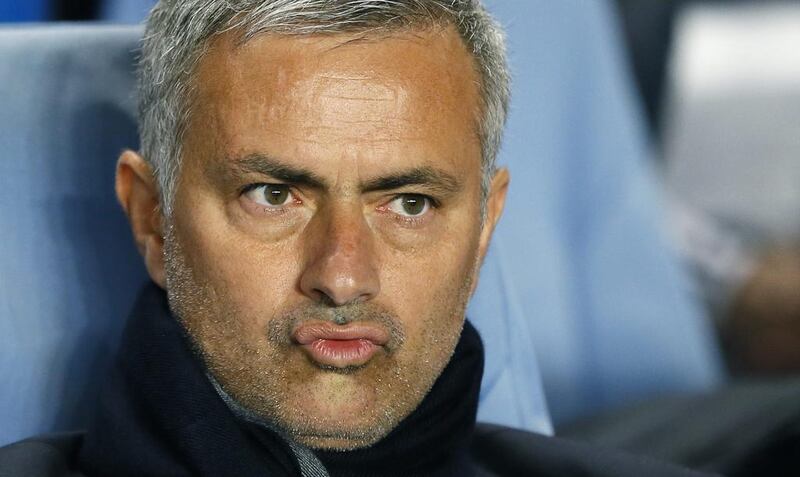 Jose Mourinho has seen his Chelsea side lose their last two games. Kirsty Wigglesworth / AP Photo