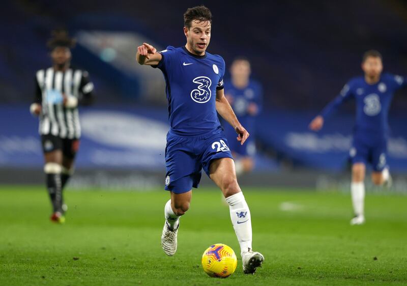 Cesar Azpilicueta - 7: Saw goal-bound header blocked after six minutes and often became over-lapping full-back down right from his position in back three. AP